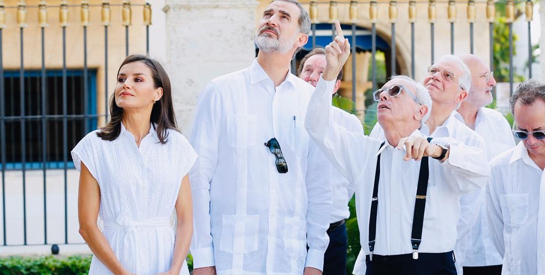 Sus Majestades los Reyes visitan el casco histórico de La Habana en su 500 aniversario